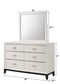 AKERSON DRESSER MIRROR CHALK