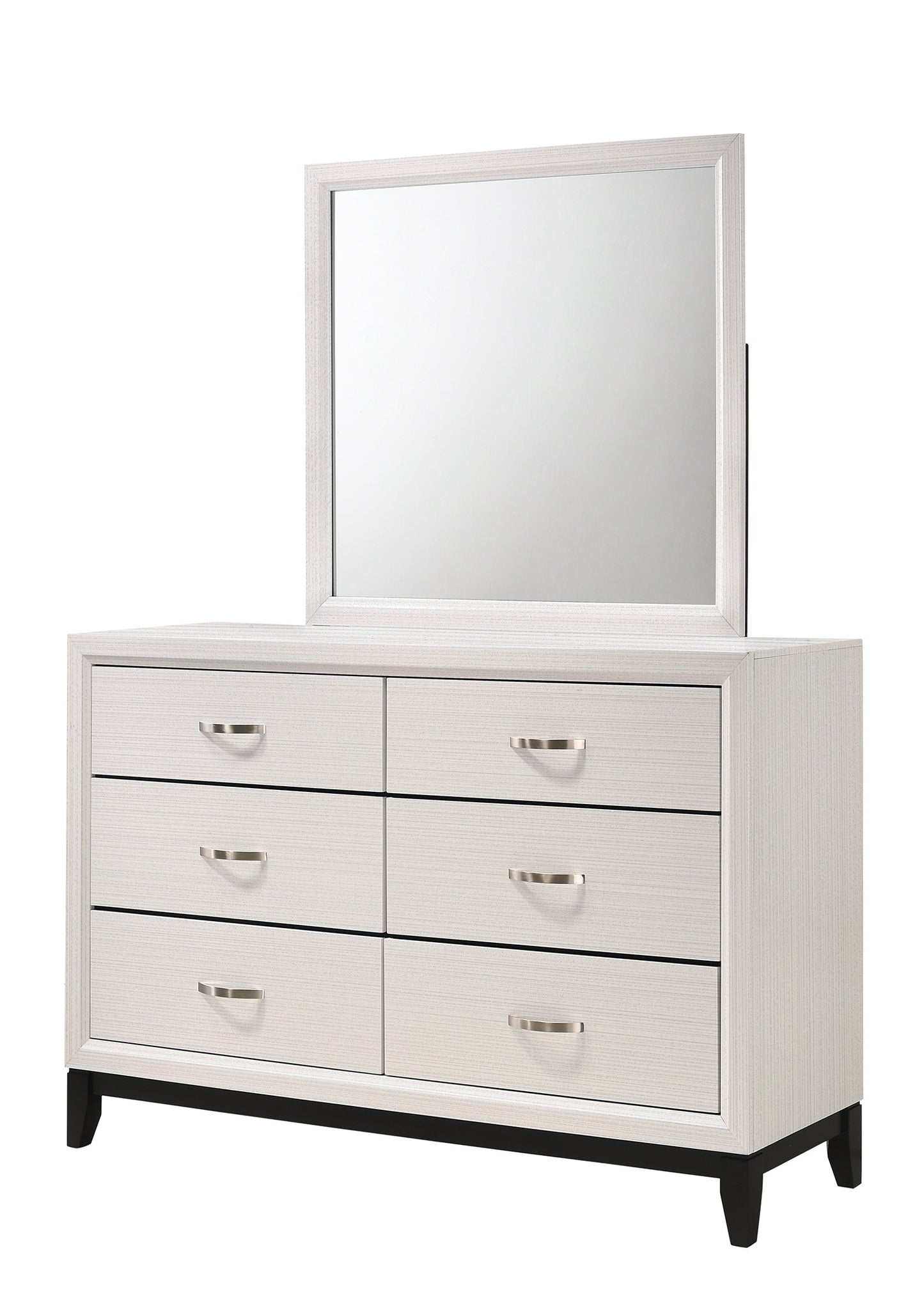 AKERSON DRESSER MIRROR CHALK