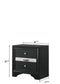 REGATA NIGHT STAND BLACK/SILVER
