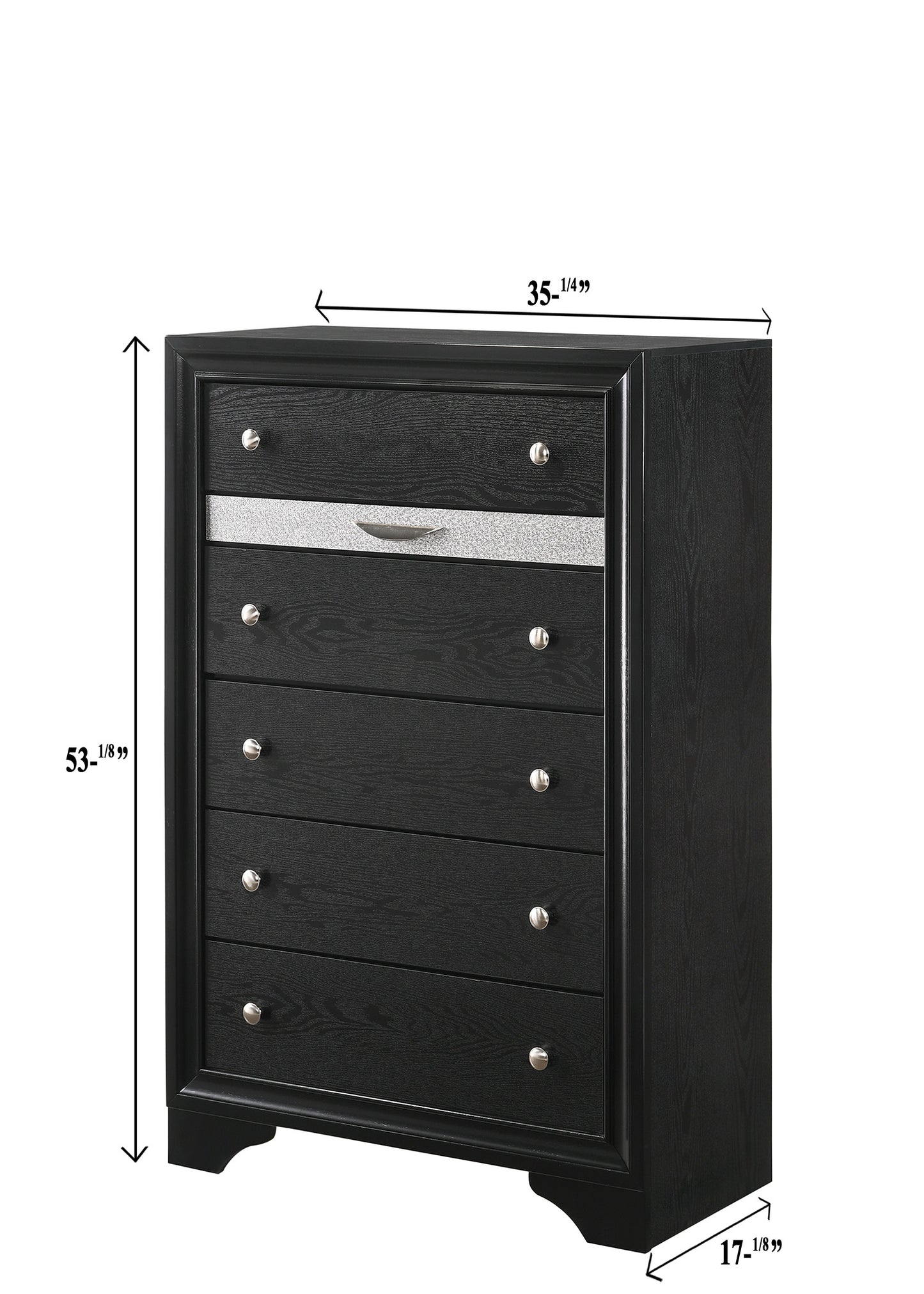 REGATA CHEST BLACK/SILVER