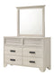 SARTER DRESSER MIRROR - WHITE