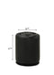 MORGAN ROUND SWIVEL STOOL BLACK