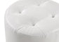 MORGAN ROUND SWIVEL STOOL WHITE