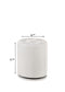 MORGAN ROUND SWIVEL STOOL WHITE