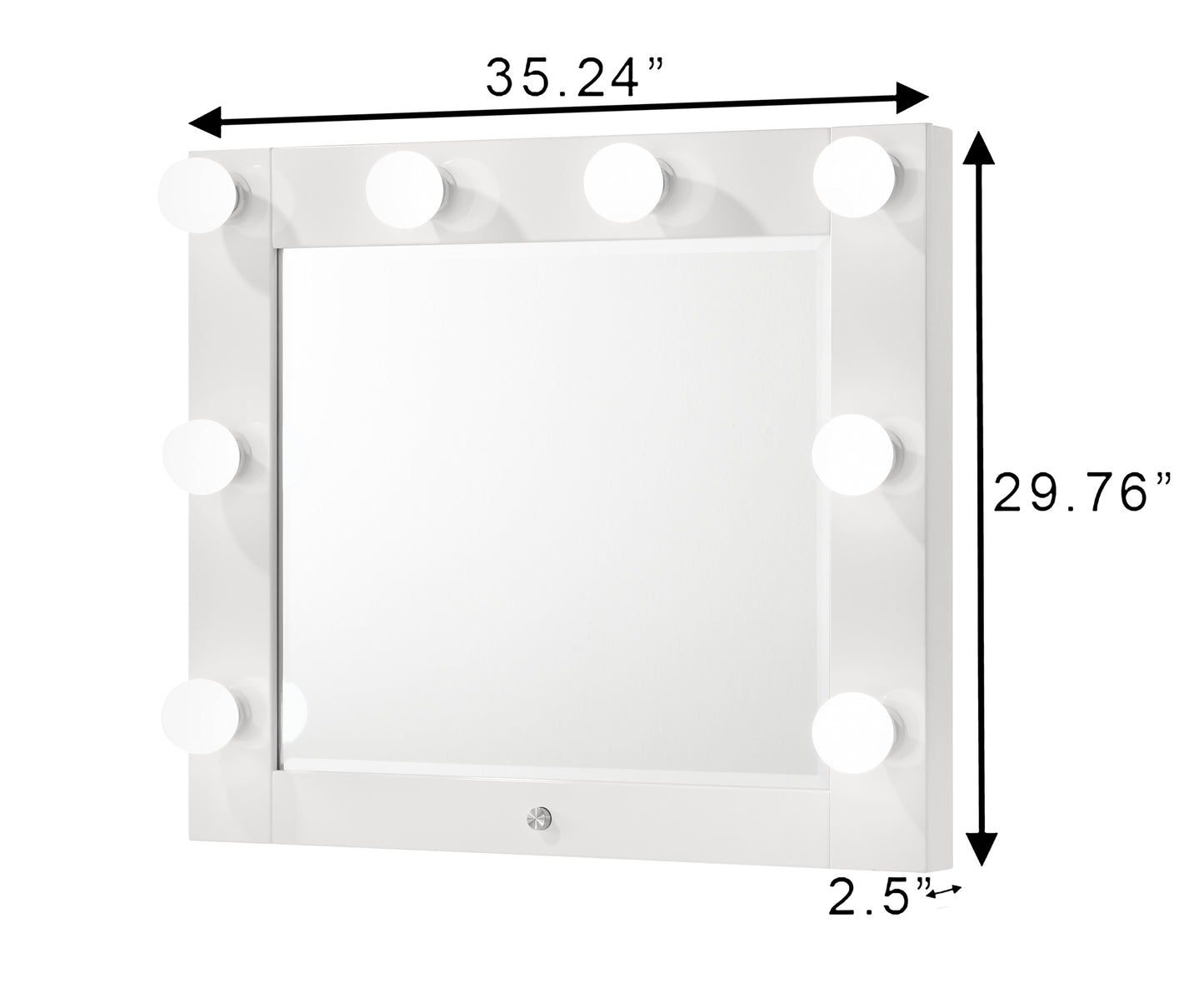 LUXO VANITY TOP W/LED WHITE