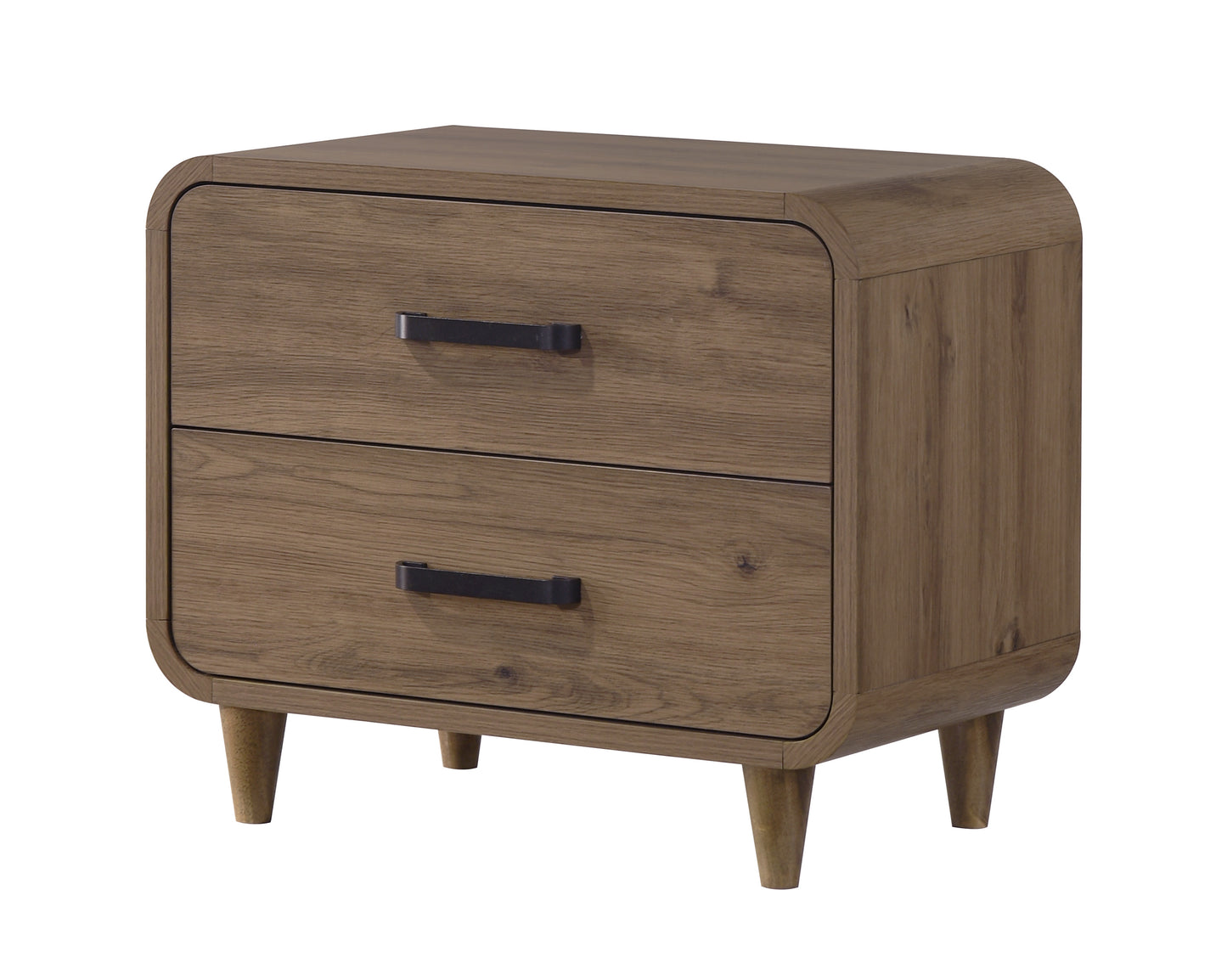 NYOMI NIGHT STAND - LIGHT BROWN