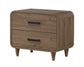 NYOMI NIGHT STAND - LIGHT BROWN