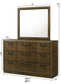 LAKECREST DRESSER MIRROR