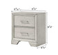 JAYMES NIGHT STAND WHITE MIST