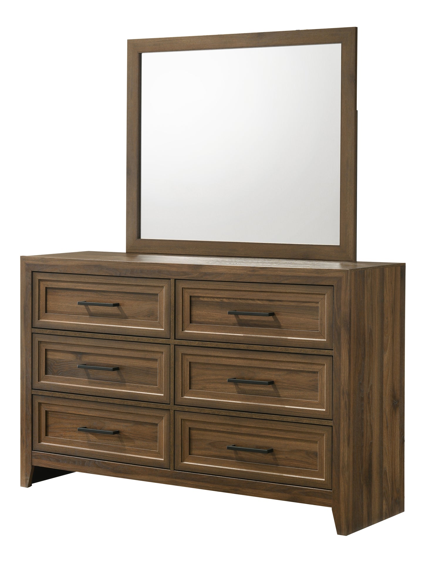 LORRAINE DRESSER MIRROR BROWN