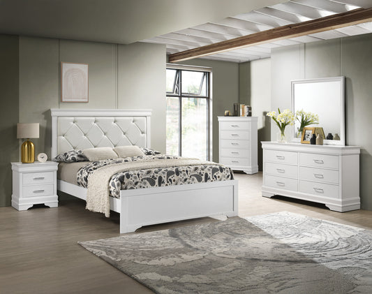 AMALIA DRESSER MIRROR WHITE