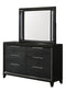 CRESSIDA LED DRESSER MIRROR BLACK