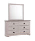 CORALEE DRESSER MIRROR CHALK/GREY
