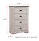 CORALEE CHEST CHALK/GREY