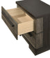 REMINGTON NIGHT STAND GRAY/EBONY