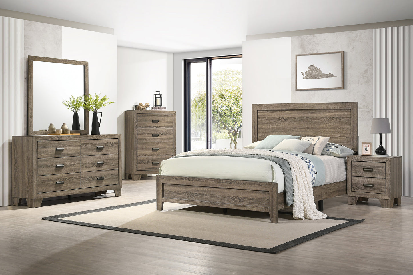 MILLIE BED IN ONE BOX-GREY