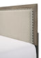 MILLIE UPHOLSTEREDOLSTERY BED ONE BOX -GREY