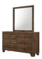 MILLIE DRESSER MIRROR -BROWN CHERRY