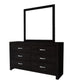 JAYLEN DRESSER MIRROR BLACK