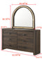 NOREEN DRESSER MIRROR
