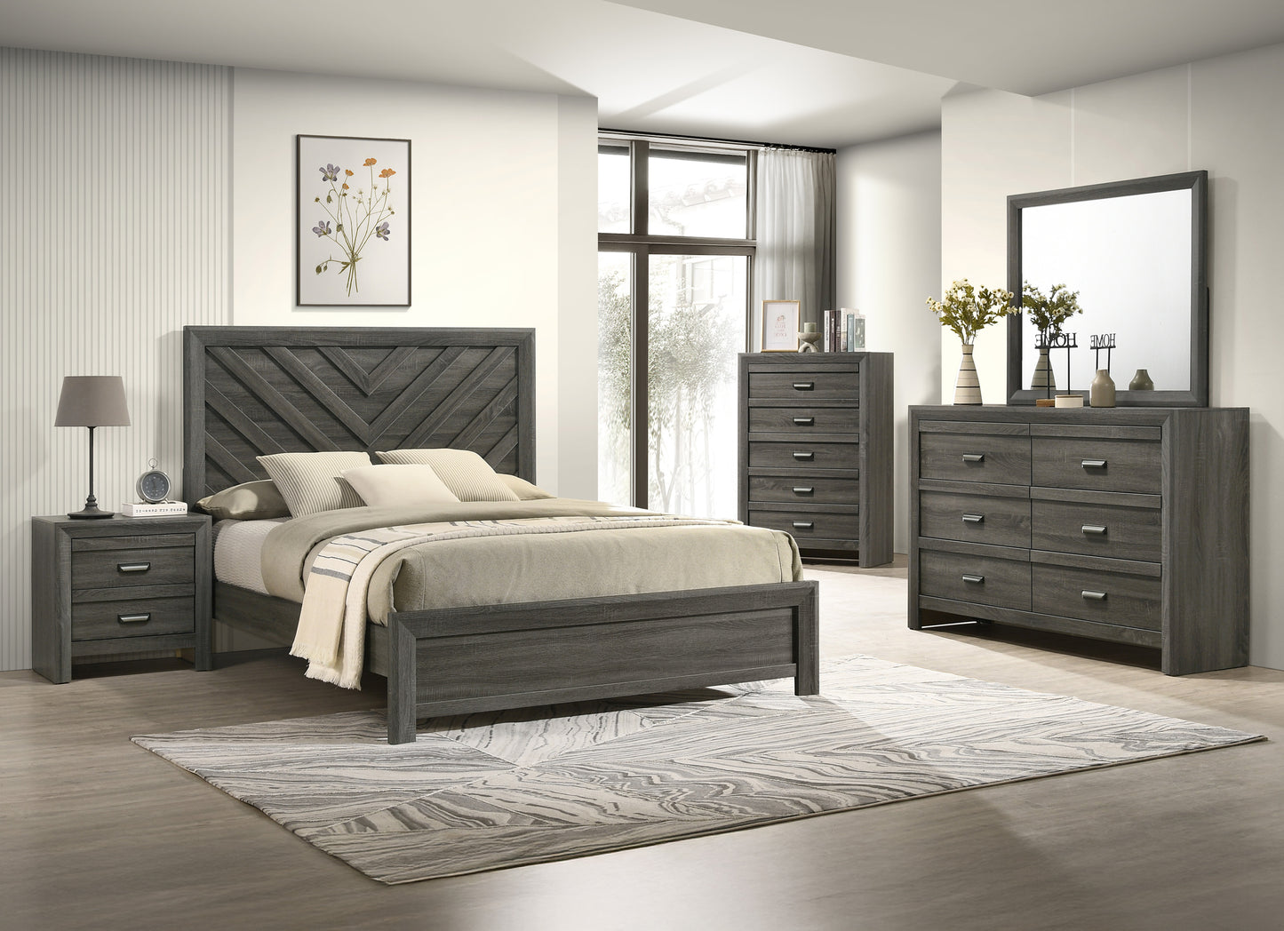 VALOR DRESSER-GREY
