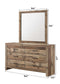 ELMER DRESSER MIRROR