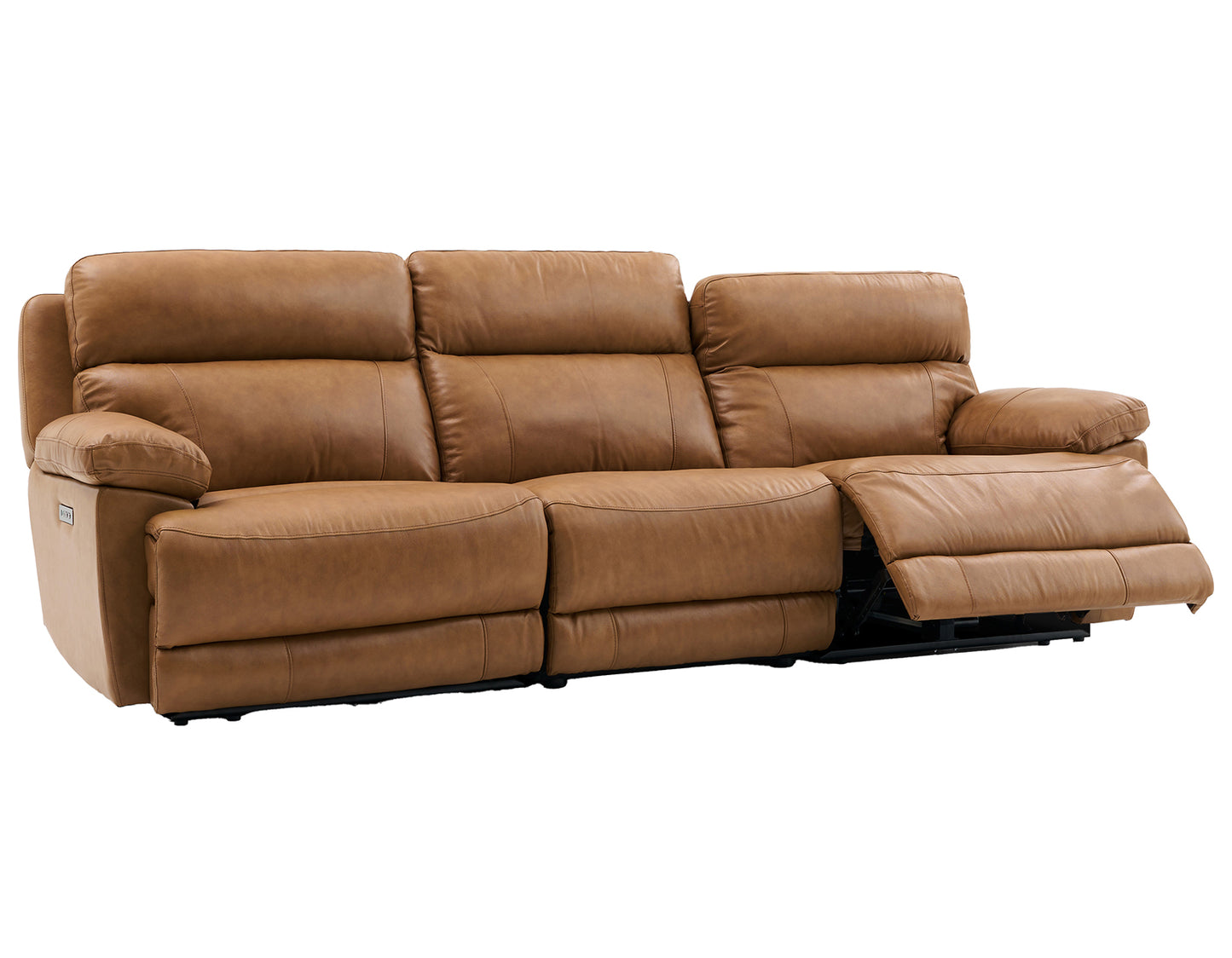 Gatlin Leather Dual-Power 3-Piece Reclining Sofa