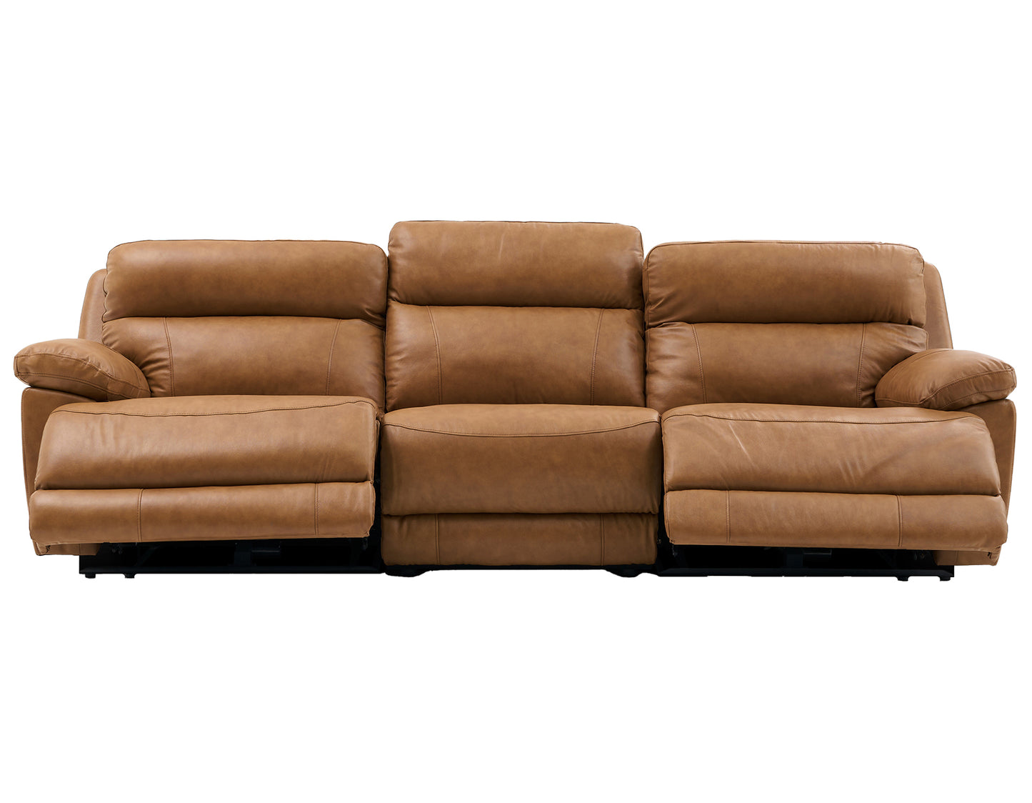 Gatlin Leather Dual-Power 3-Piece Reclining Sofa
