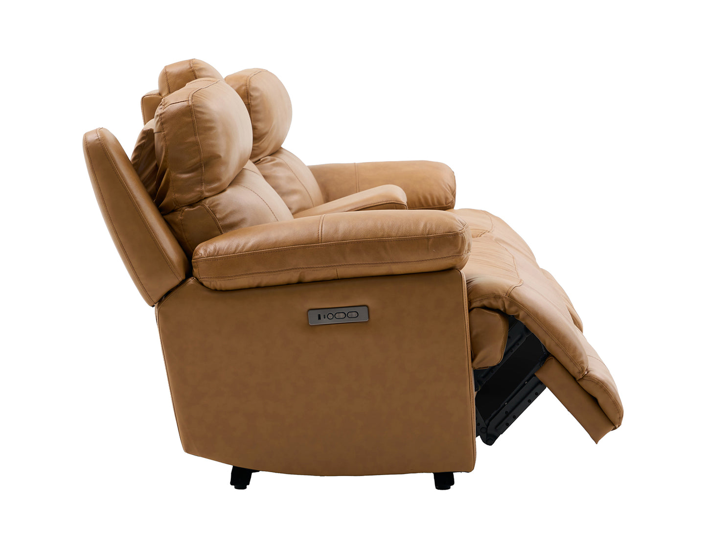 Gatlin Leather Dual-Power 3-Piece Reclining Sofa