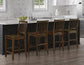 Joplin 5-Piece Counter Dining Set, Walnut Finish