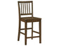 Joplin 5-Piece Counter Dining Set, Walnut Finish