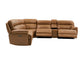 Gatlin Dual-Power Leather 6-Piece Modular Reclining Sectional