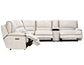 Olsen 6-Piece Sectional, Dual-Power Zero-Gravity Reclining, Dove
