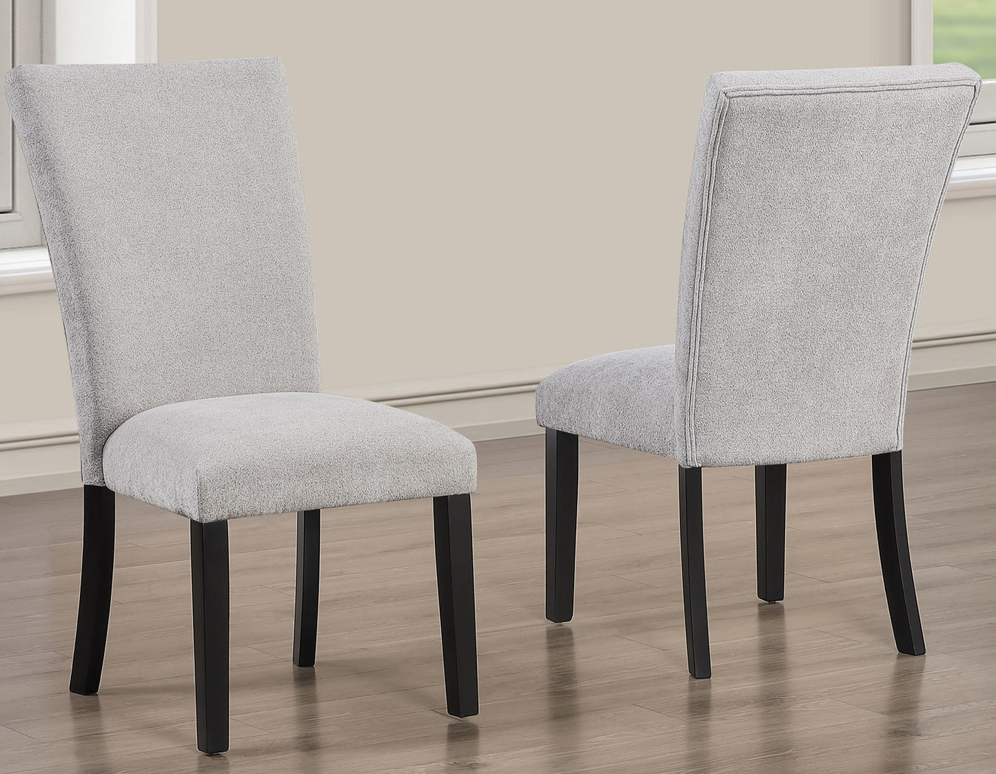 Artemis Side Chair, Gray Chenille