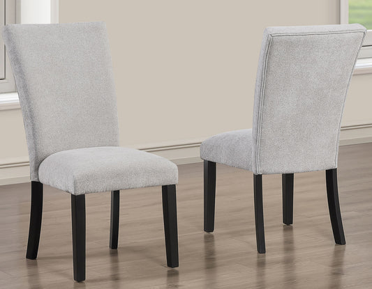 Artemis Side Chair, Gray Chenille