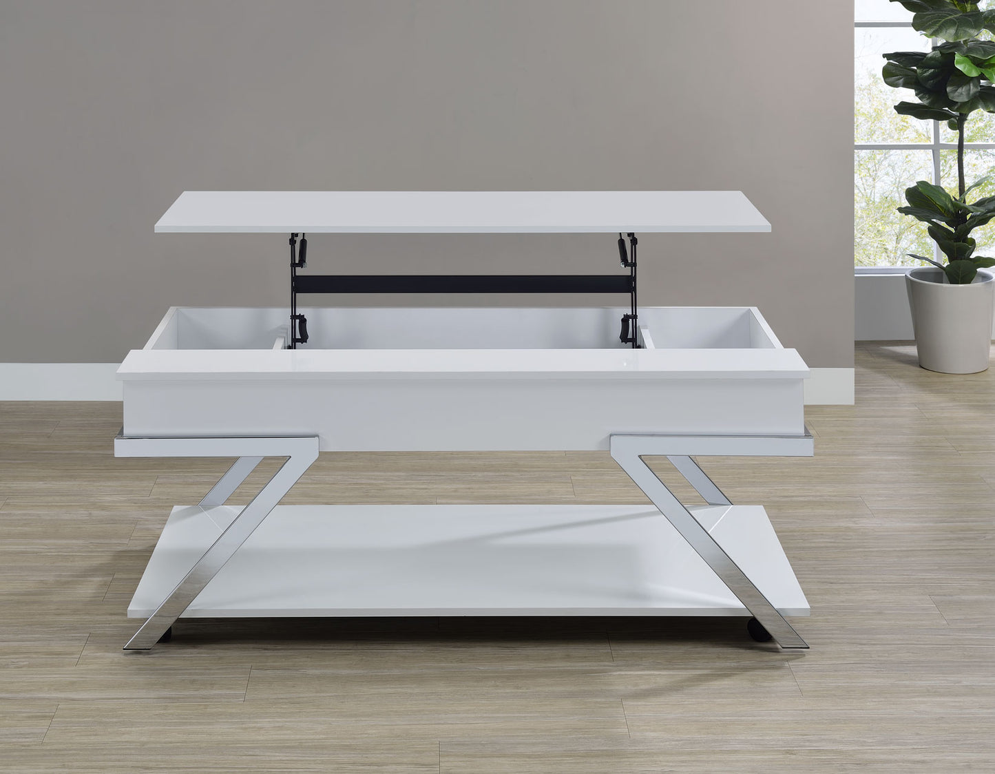 Zena

Lift-Top Cocktail Table, Castered
End Table
TV Stand