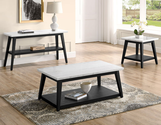 Vida Marble, Black

Cocktail Table, Castered
End Table
Sofa Table