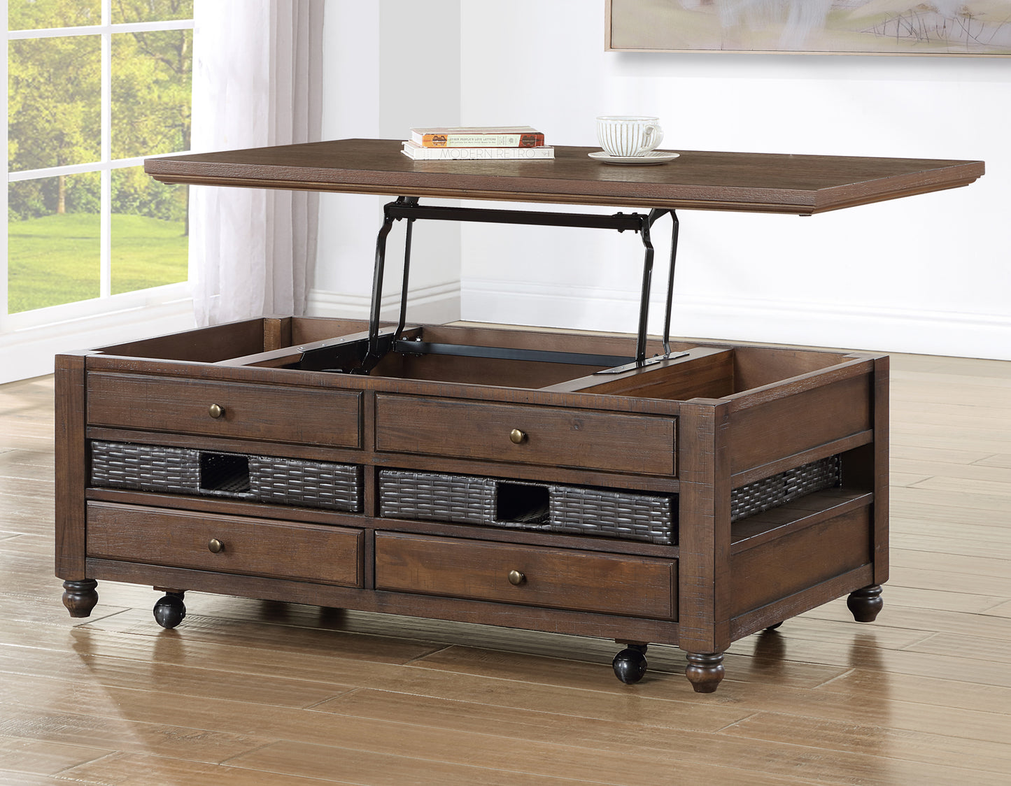 Oliver

Cocktail Table, Castered
End Table
Chairside End Table
Sofa Table
