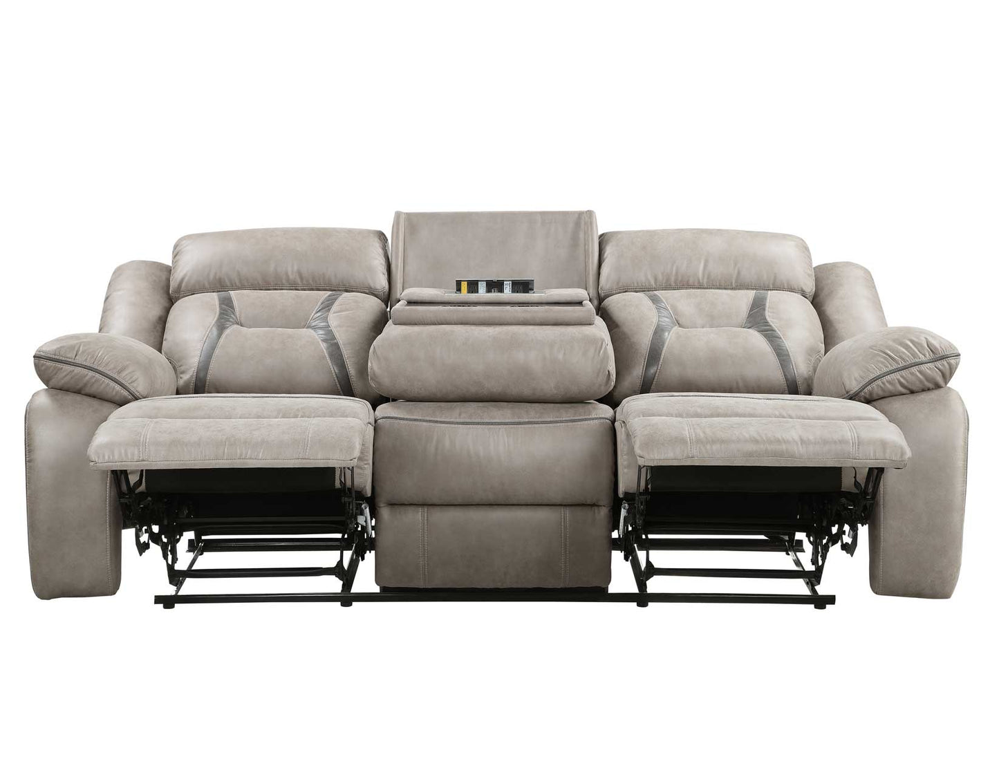 Tyson Manual Reclining

86″ Sofa, Drop-Down Console
76″ Console Loveseat, Glider
Recliner, Glider