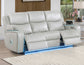 Luna Home Cinema Power Reclining, Ice

82″ Sofa
71″ Console Loveseat
Recliner