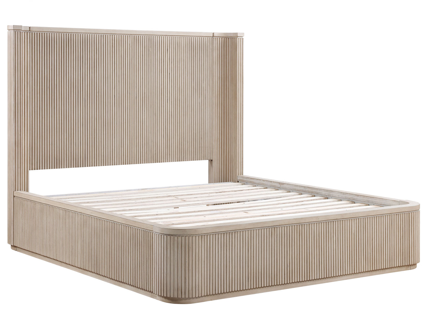 Henry Reeded Bedroom, Tan Finish