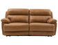 Gatlin Leather Dual-Power 2-Piece Reclining Loveseat