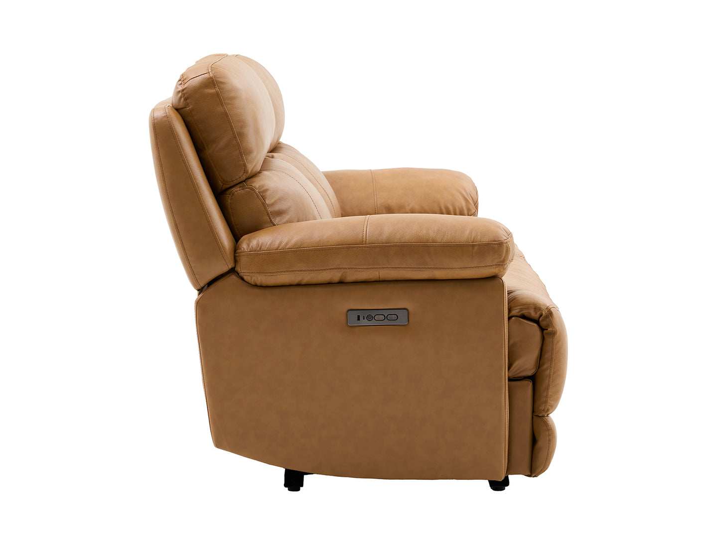 Gatlin Leather Dual-Power 2-Piece Reclining Loveseat