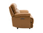 Gatlin Leather Dual-Power 2-Piece Reclining Loveseat