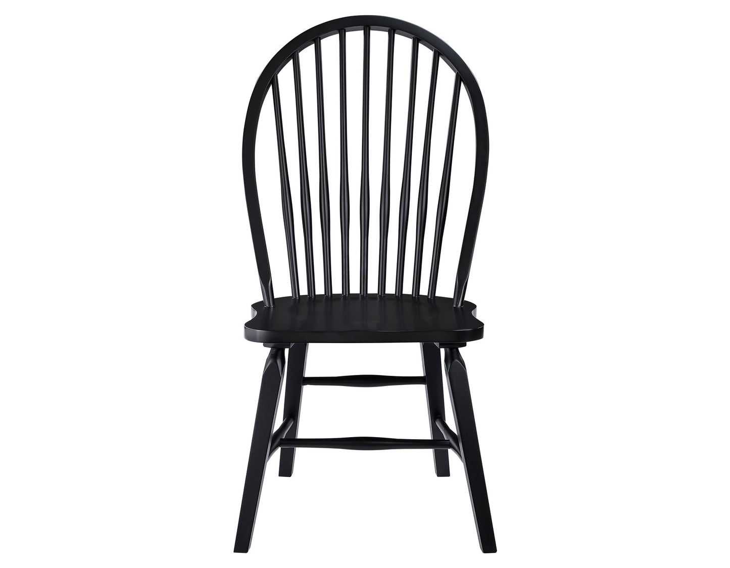 Sommerset Solid Wood Black Modern Windsor Chair