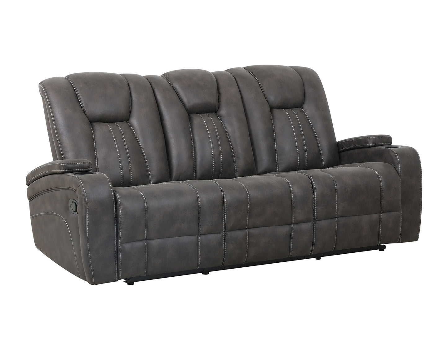 Marlow Manual Reclining, Charcoal

83″ Sofa
74″ Console Loveseat
Recliner