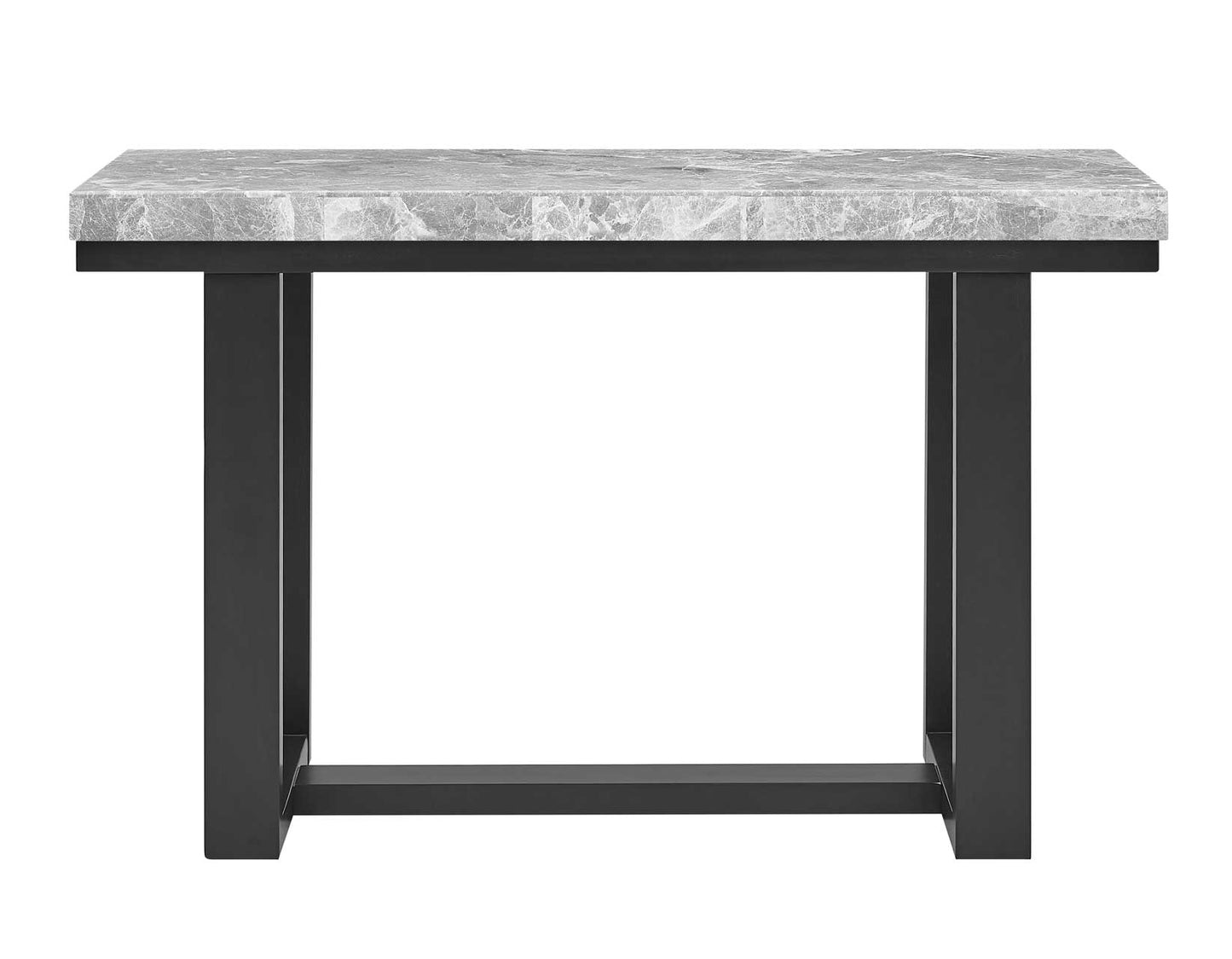 Artemis Sofa Table, Gray Marble Top