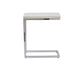 Echo, Chairside End Table, White Marble Top