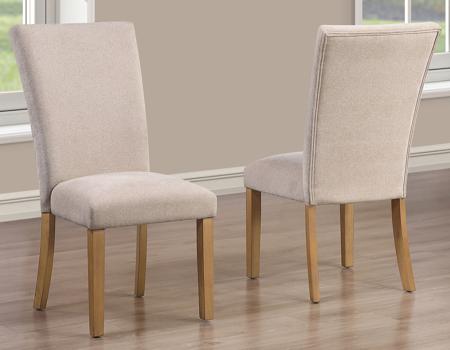 Artemis Side Chair, Beige Chenille
