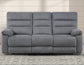 Cozy Sofa, Manual Reclining, Gray